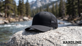 Hardline Headwear Classic 6-Panel Trucker Hat in Black